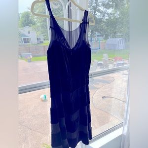 Brand new Boden velvet/sheer dress